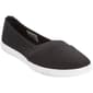 Womens Ashley Blue Solid Canvas Slip On Flats - image 2