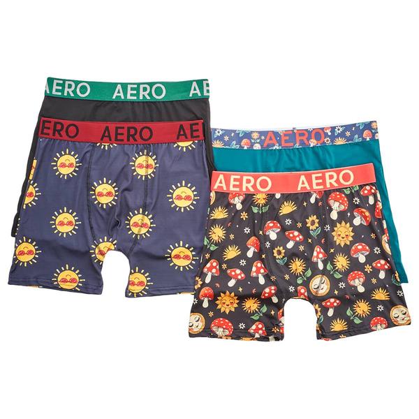 Mens Aeropostale 4pk. Fungi Boxer Briefs - image 