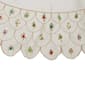 Kurt S. Adler 60in. Scalloped Ivory Embroidered Tree Skirt - image 2