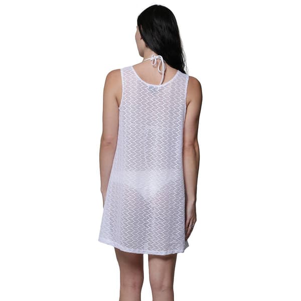 Womens J Valdi Escala Ring Tank Swim Dress Cover Up