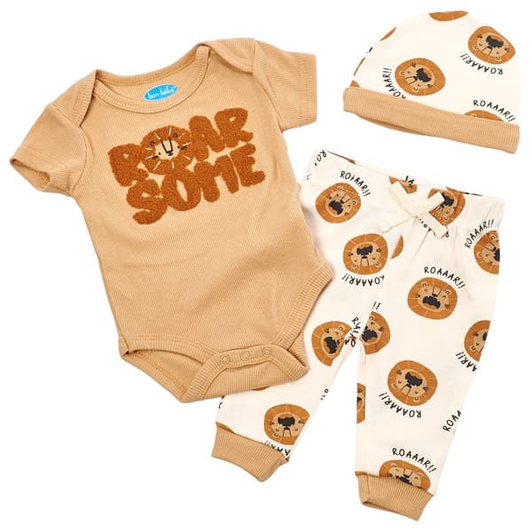 Baby Boy (NB-9M) Rene Rofe(R) 3pc. Lion Pants Set - image 