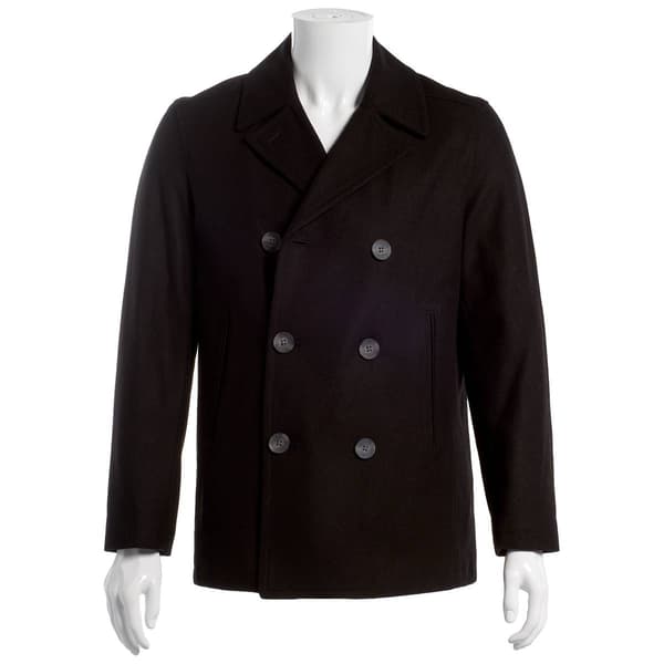 Mens Nautica Wool Peacoat - image 