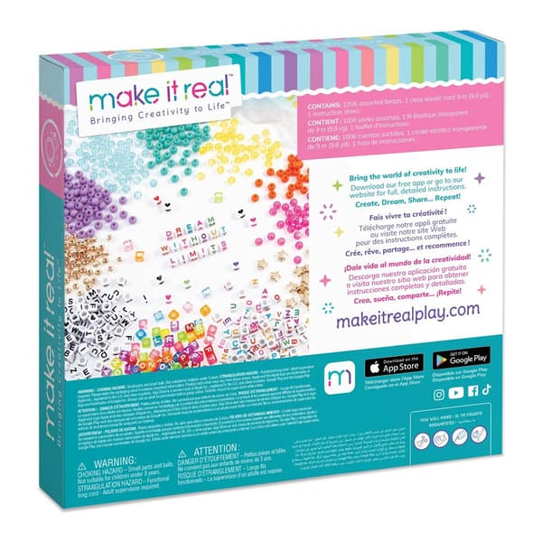 Make It Real&#8482; Say Yes Alphabet Bead Bracelet Set