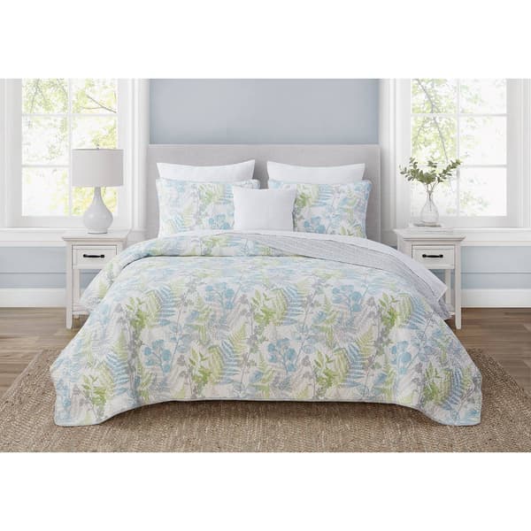Design Studio Althea Floral Soft Cotton 2pc. Quilt Set