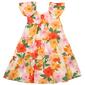 Girls &#40;7-16&#41; Bonnie Jean Tiered Flutter Sleeve Floral Dress - image 1