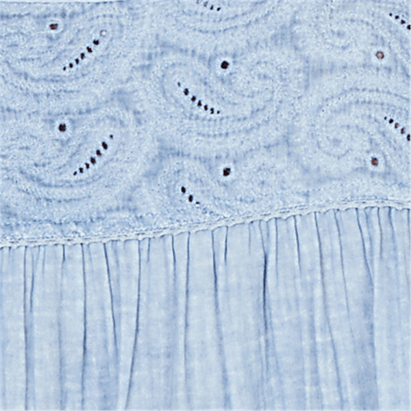 Women''s Ruby Rd. French Riviera Paisley Embroidered Gauze Button