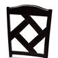 Baxton Studio Morigan Modern Dark Brown Wood 5pc. Dining Set - image 5
