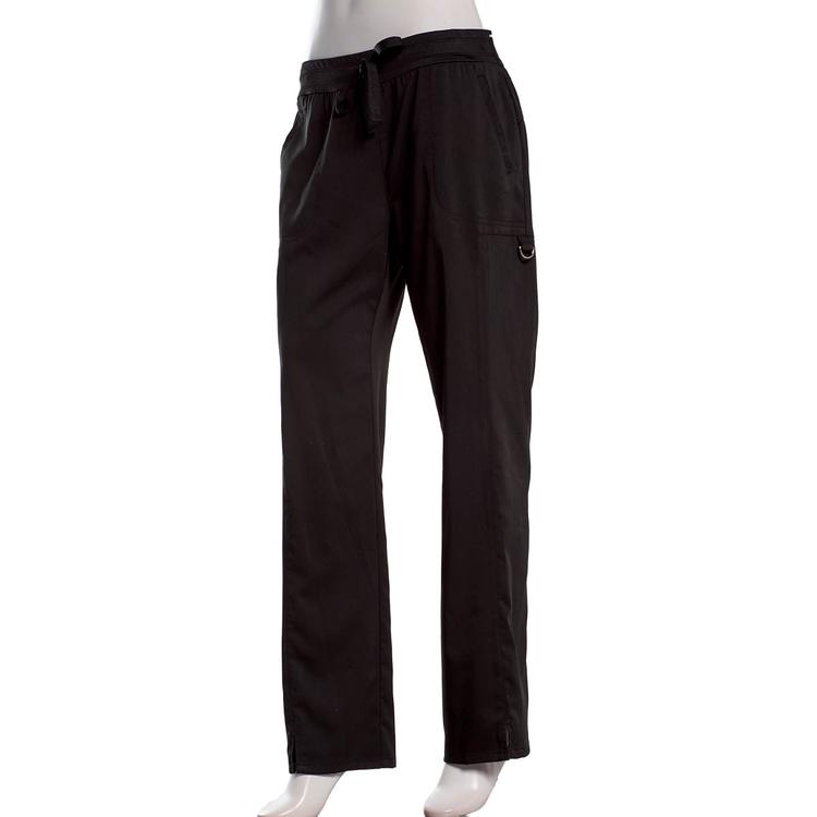 Womens Grey''s Anatomy Logo Plush Elastic Zip Cargo Scrub Pants