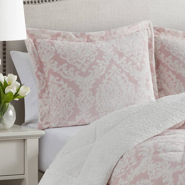 Cedar Court Hyde Damask 3pc. Ultra Polyester Comforter Set