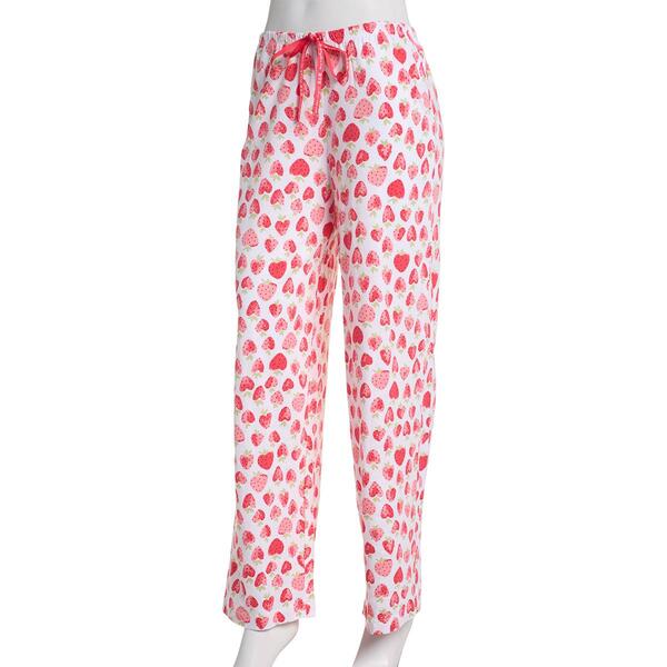 Womens HUE&#40;R&#41; I Heart Srawberries Pajama Pants - image 