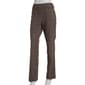 Womens Briggs Plaid Millennium Short Length Pants-Brown/Multi - image 2