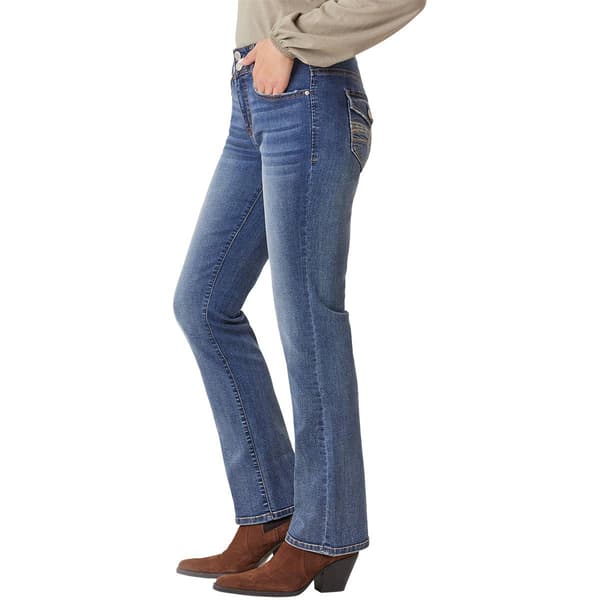 Womens Angels Forever Young Mid Rise Curvy Bootcut Jeans