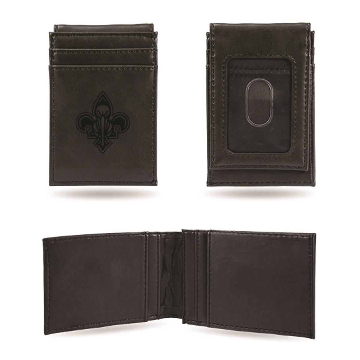 Mens NBA New Orleans Pelicans Faux Leather Front Pocket...