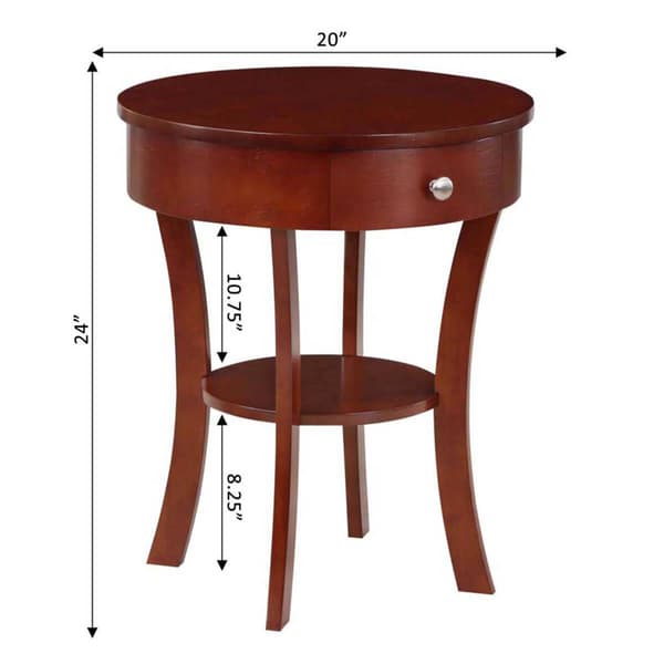 Convenience Concepts Classic Accents Schaffer 1-Drawer End Table