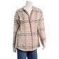 Womens By Design Long Sleeve Open Front Houndstooth Cardigan - image 1