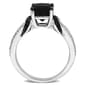 Sophia B 2 1/4ctw. Black & White Princess Diamond Statement Ring - image 2