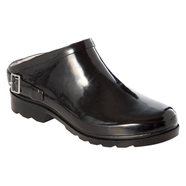 Womens Laila Rowe Back Strap Slip-On Clog Rain Boots - image 