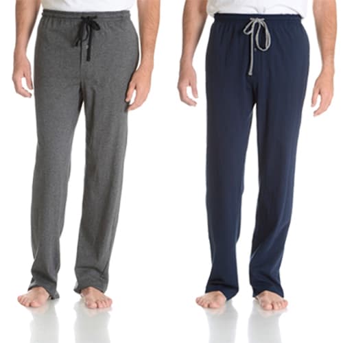 Mens Hanes&#40;R&#41; Ultimate&#40;R&#41; 2pk. Solid Knit Pajama Pants