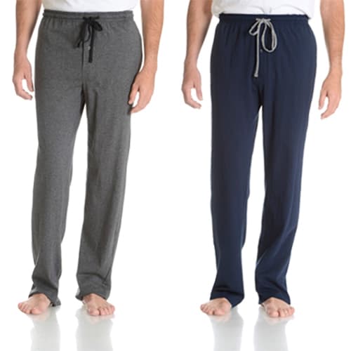 Mens Hanes&#40;R&#41; Ultimate&#40;R&#41; 2pk. Solid Knit Pajama Pants - image 