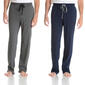 Mens Hanes&#40;R&#41; Ultimate&#40;R&#41; 2pk. Solid Knit Pajama Pants - image 1