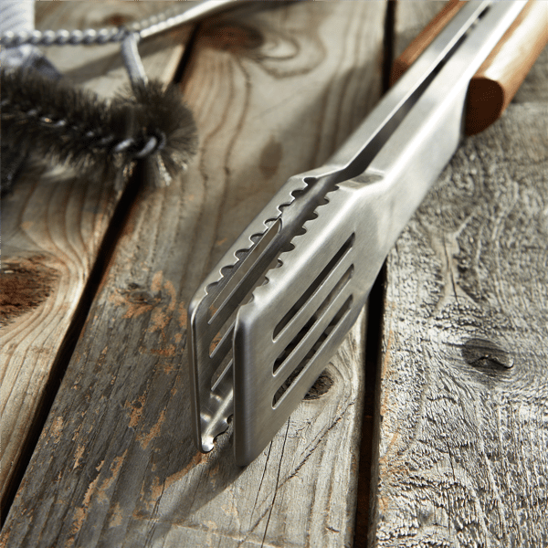 BergHOFF 2pc. Stainless Steel BBQ Tongs & Brush Set