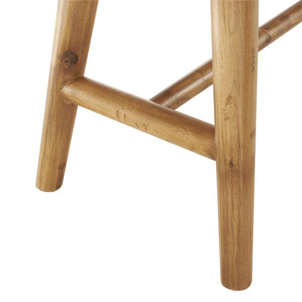9th & Pike® Traditional Brown Wood Bench