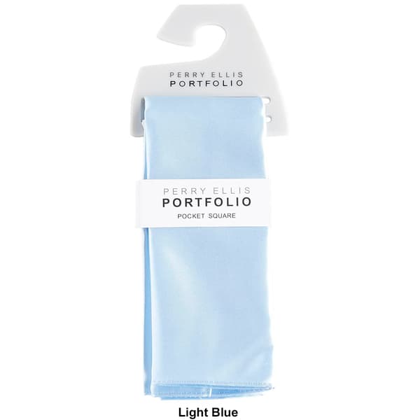 Mens Perry Ellis Solid Pocket Square