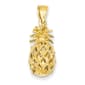 Gold Classics&#40;tm&#41; 14k. 3-D Cut-Out Pineapple Pendant - image 1