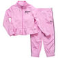 Girls (4-6x) Puma(R) Full Zip Peplum Track Jacket & Pants Set - image 1