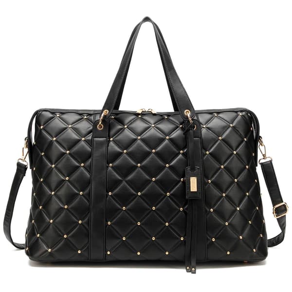 Badgley Mischka Quilted Vegan Leather