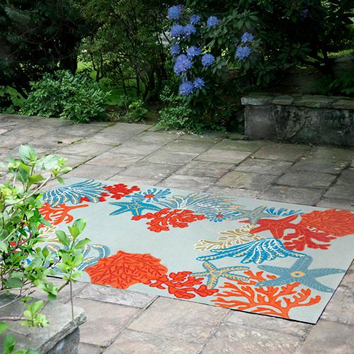 Liora Manne Ravella Ocean Scene Rectangle Area Rug