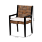 bali & pari Raniya 2pc. Handwoven Seagrass Armchairs - image 8