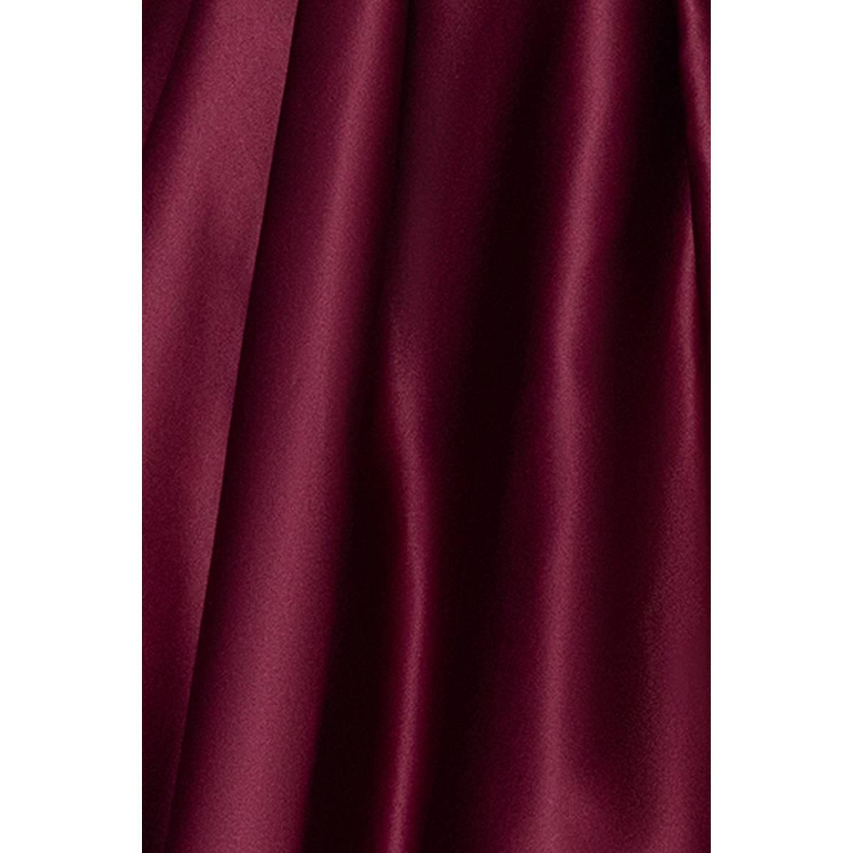 Juniors Blondie Nites Lamour Satin Contrast Lace Up A-Line Dress