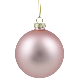 Northlight 9ct. 2-Finish Pink Glass Ball Christmas Ornaments