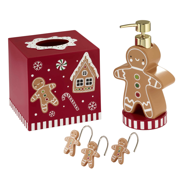 Avanti Gingerbread Man Shower Hooks