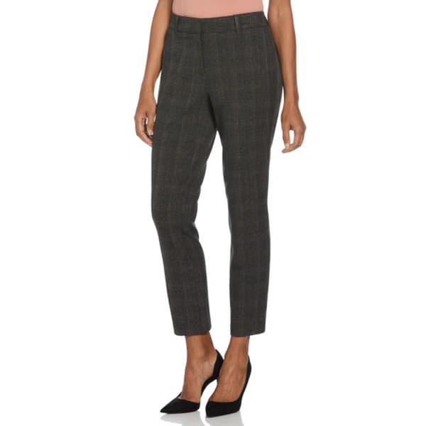 Womens Ella Rafaella&#40;R&#41; Straight Leg Plaid Pants