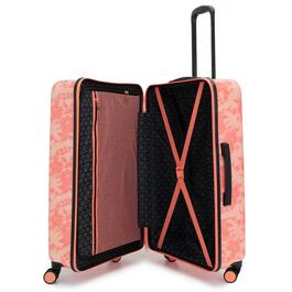 Badgley Mischka Pink Lace 3pc. Expandable Luggage Set