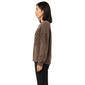Womens Zac & Rachel Long Puff Sleeve Stitch Floral Sweater - image 3
