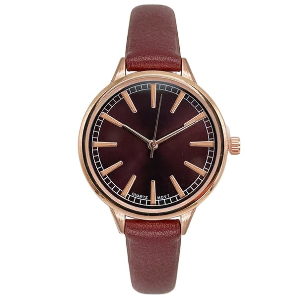 Womens Easy Read Dial Rose Gold Quartz Watch - LWPU07BV - image 