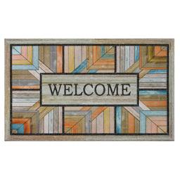 Mohawk Home Colorful Roots Welcome Rectangle Doormat