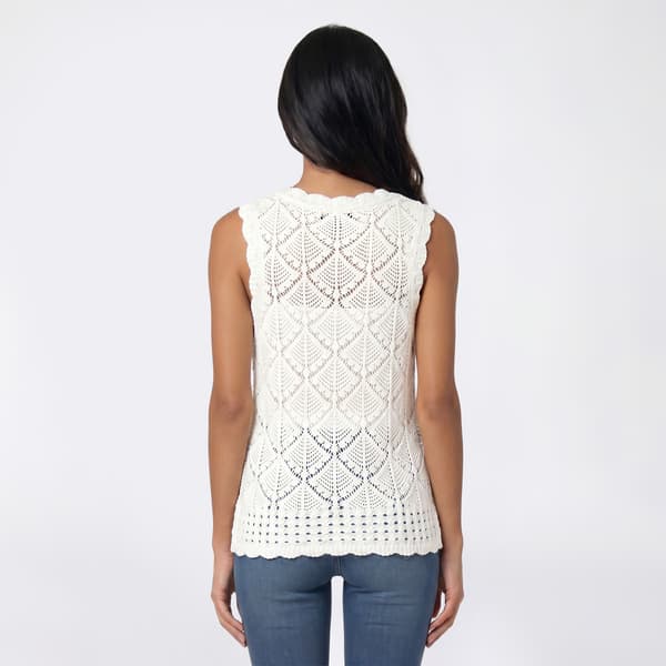 Juniors A. Byer Crochet Pullover Sweater
