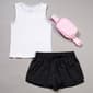 Girls (7-14) Yogalicious® 3pc. Tank w/ Flutter Shorts & Fannypack - image 2