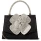 D''Margeaux Flower Shimmer Clutch w/ Chain - image 2