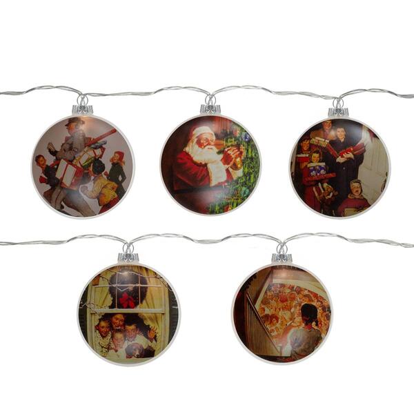 Northlight Seasonal Norman Rockwell Christmas Lights - Set of 5 - image 