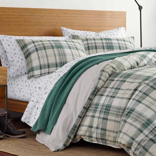 Eddie Bauer Timbers Plaid Green Comforter Set