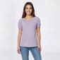 Plus Size Architect® Short Sleeve Henley Peasant Slub Blouse - image 4