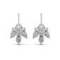 Moluxi&#40;tm&#41; Sterling Silver 3ct. Moissanite Fly Earrings - image 1