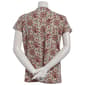 Womens Preswick & Moore® Short Sleeve Paisley & Vines Tee - image 3