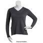 Womens Starting Point Super Soft V-Neck Long Sleeve Tee - image 8