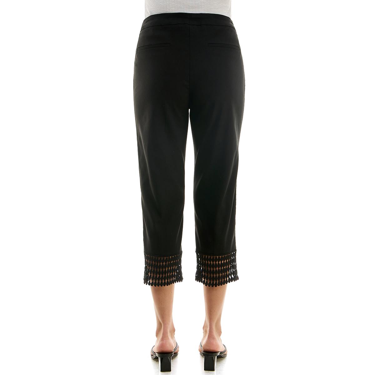 Zac & Rachel Millennium Fabric Pull-on Slim Leg Pant